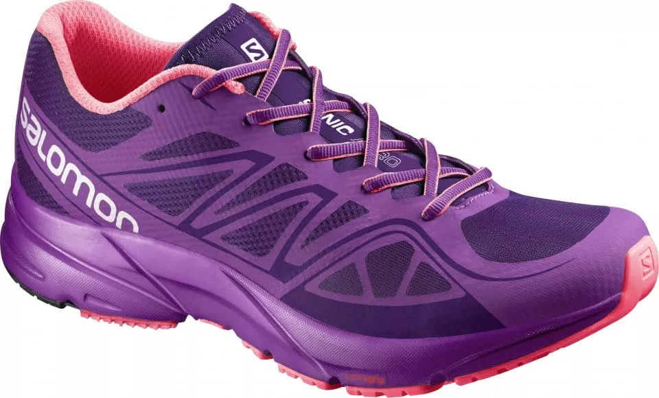 Running shoes Salomon SONIC AERO W COSMIC PURPLE PK Madder Pin Top4Running