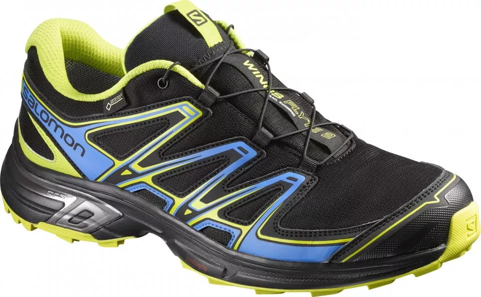 Trail shoes Salomon WINGS FLYTE 2 GTX BLACK BL GECKO GREE Top4Running