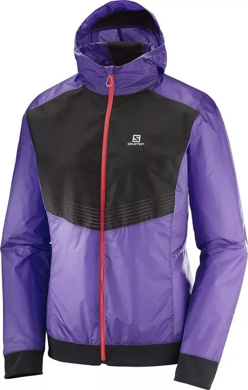 Hooded jacket Salomon LIGHTNING AERO FZ HOODIE W Parachute