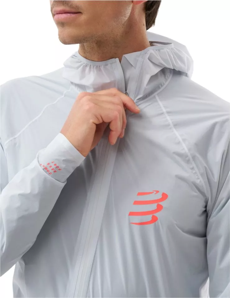 Τζάκετ με κουκούλα Compressport Hurricane Waterproof 10/10 Jacket