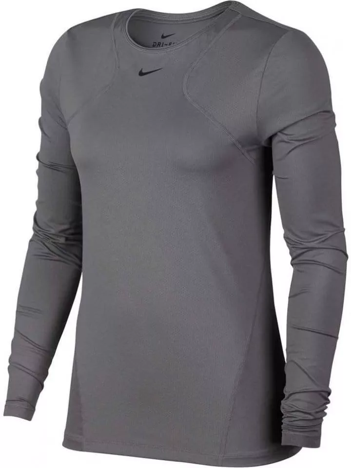 Long-sleeve T-shirt Nike W NP TOP LS ALL OVER MESH
