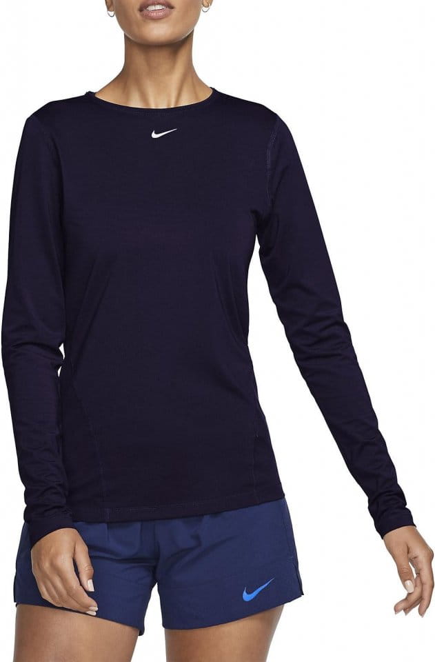 NIKE ナイキ long sleeve / SHORT PANTS SETUP Long-sleeve T-shirt Nike W NP TOP LS ALL OVER MESH