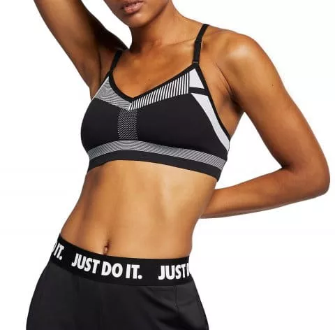 Women's bra Nike Indy UltraBreathe Bra W - black/black/black/dark