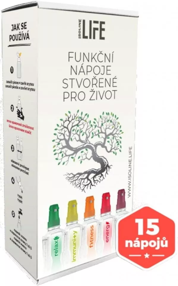 Nápoj Isoline LIFE 5-pack mix 5x500 ml