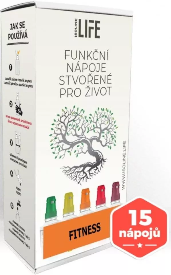 Ποτά δύναμης και ενέργειας Isoline FITNESS orange with sea buckthorn 5x500 ml