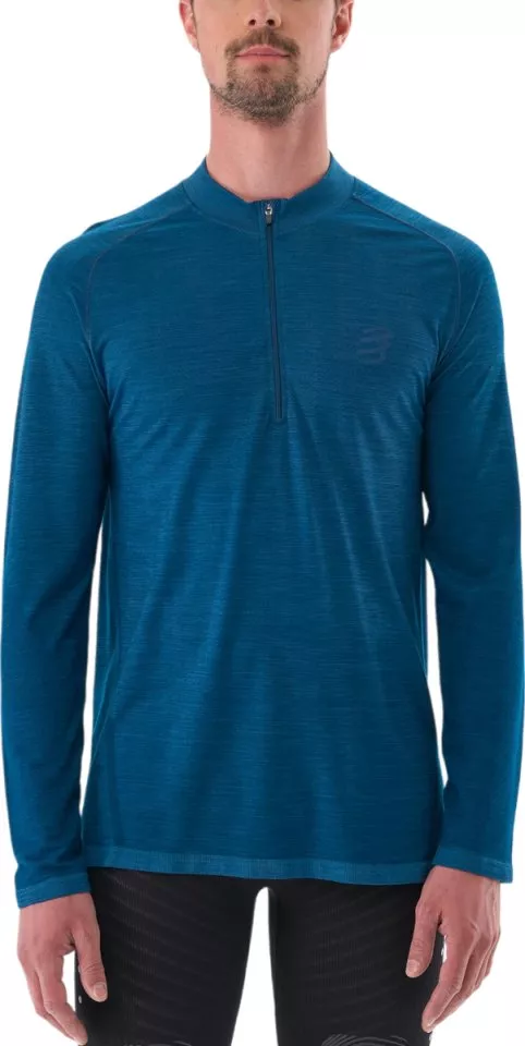 Sweatshirt Compressport Trail HZ LS Tshirt M