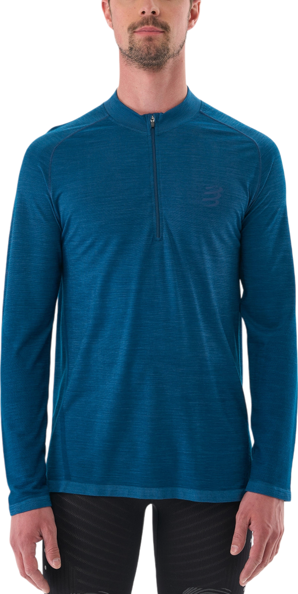 Sweatshirt Compressport Trail HZ LS Tshirt M