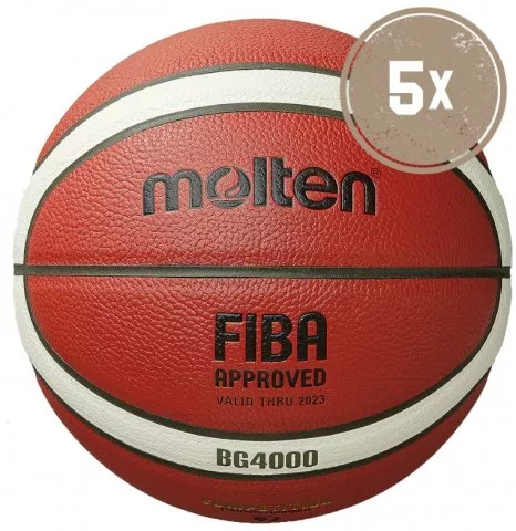 Molten B5G4000-DBB Basketball Größe 5 - 5er Ballpaket