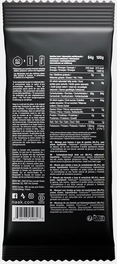 Moč in energijske pijače Näak Neutral - Boost Energy™ Drink Mix (64g)