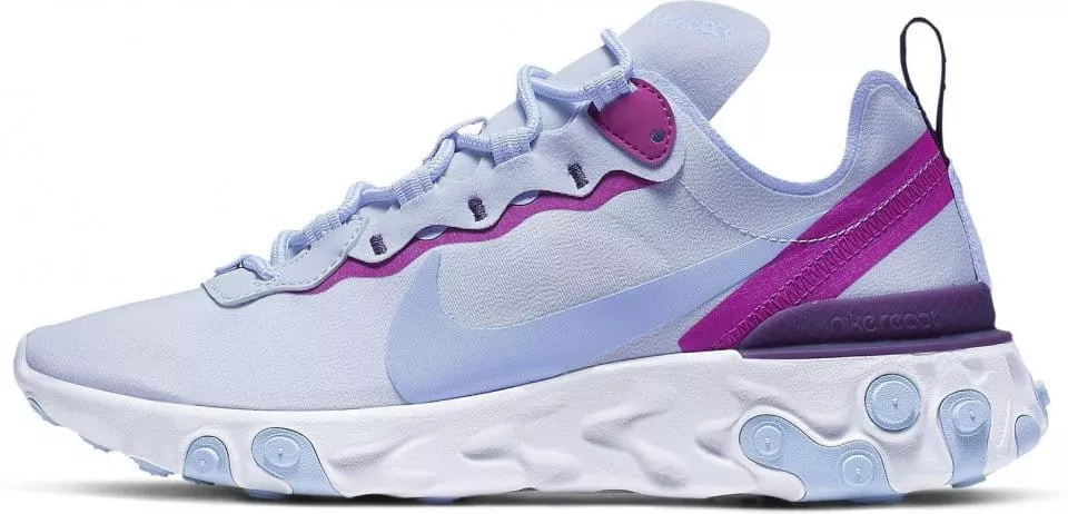 Nike react element 55 white psychic purple hyper pink best sale