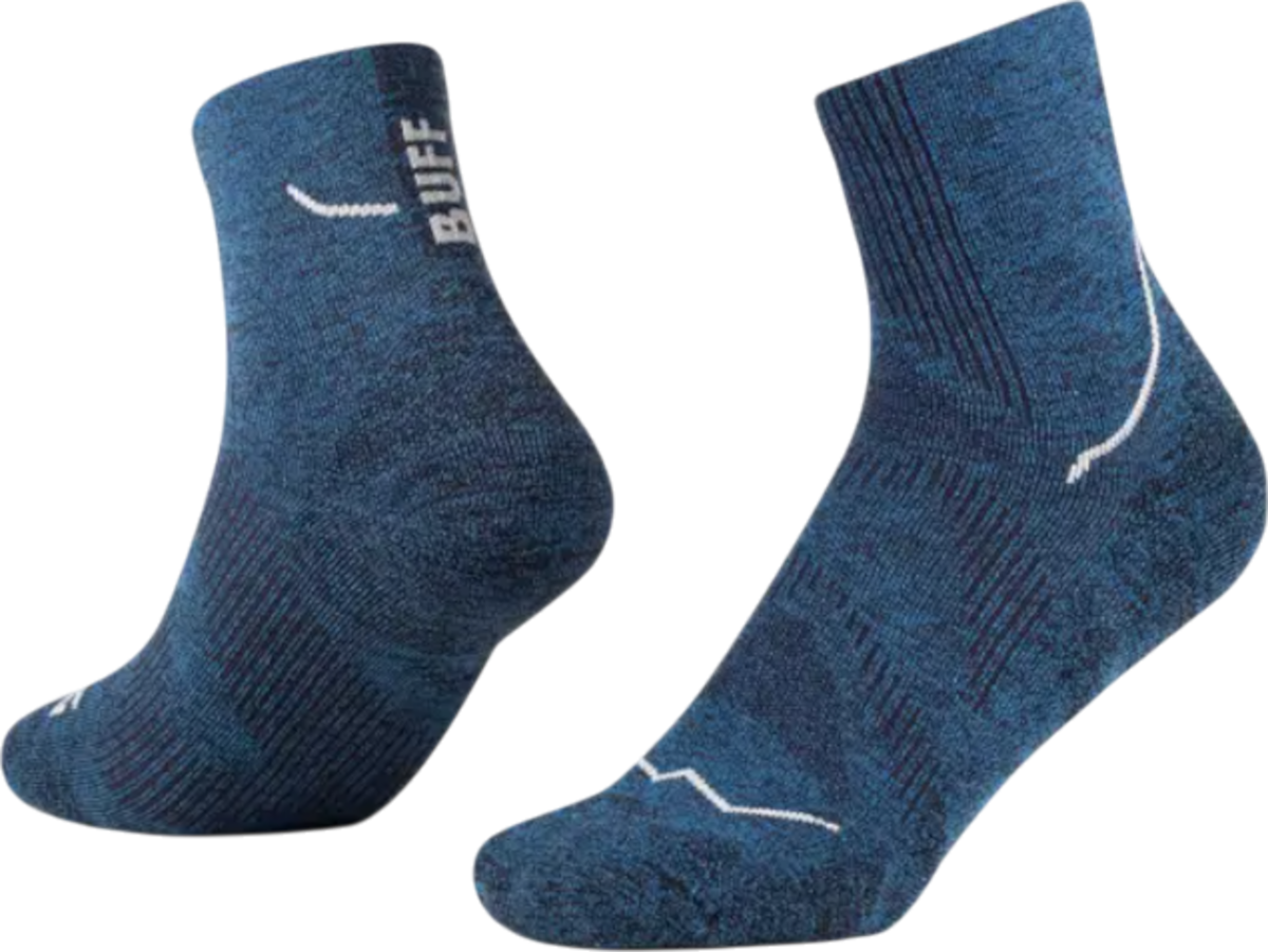 BUFF DRYFLX® QUARTER SOCKS Sokken, 45-47, Blauw