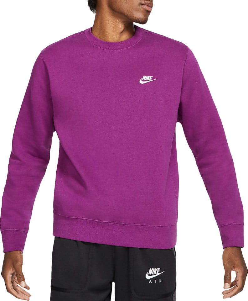nike club sweatshirt lilac
