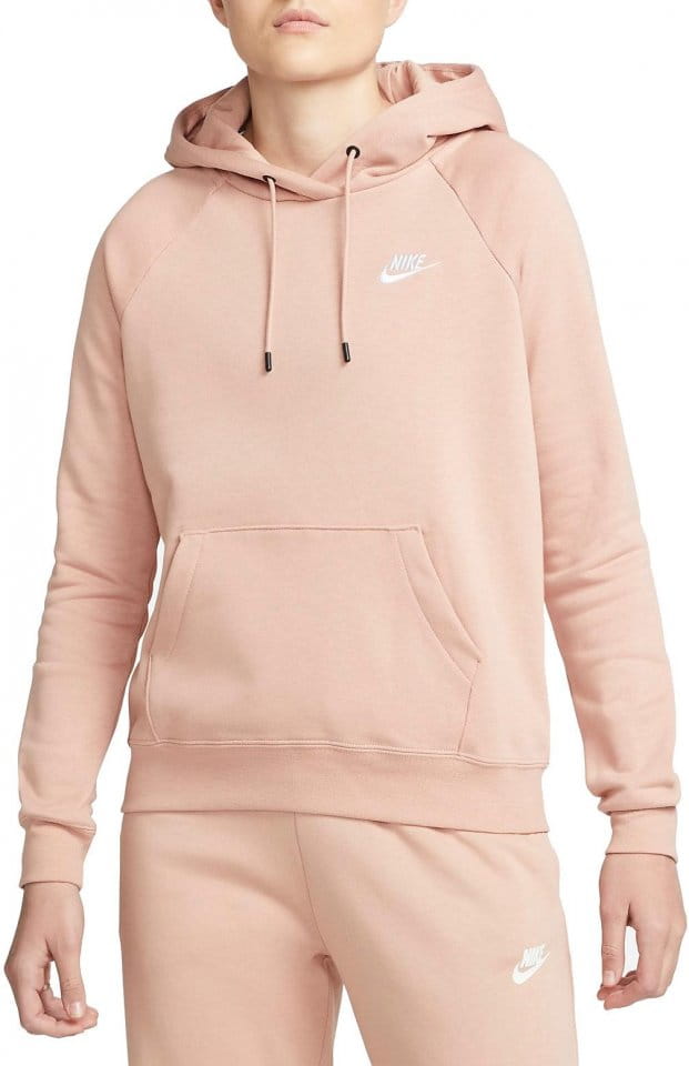 nike essential logo overhead hoodie women's