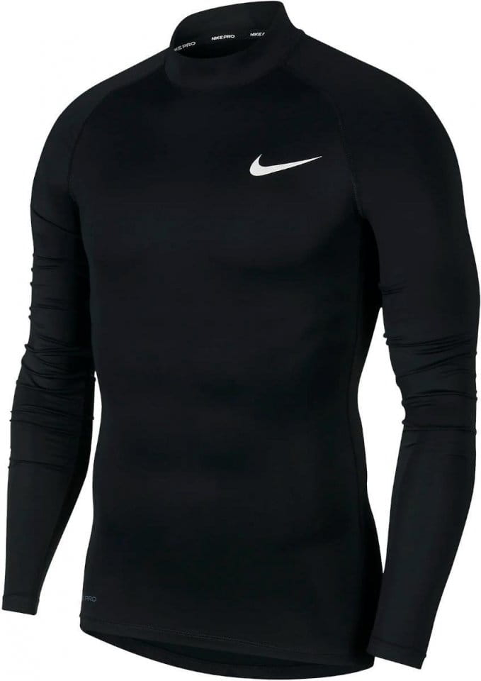 T-Shirt de manga comprida Nike M Pro TOP LS TIGHT MOCK