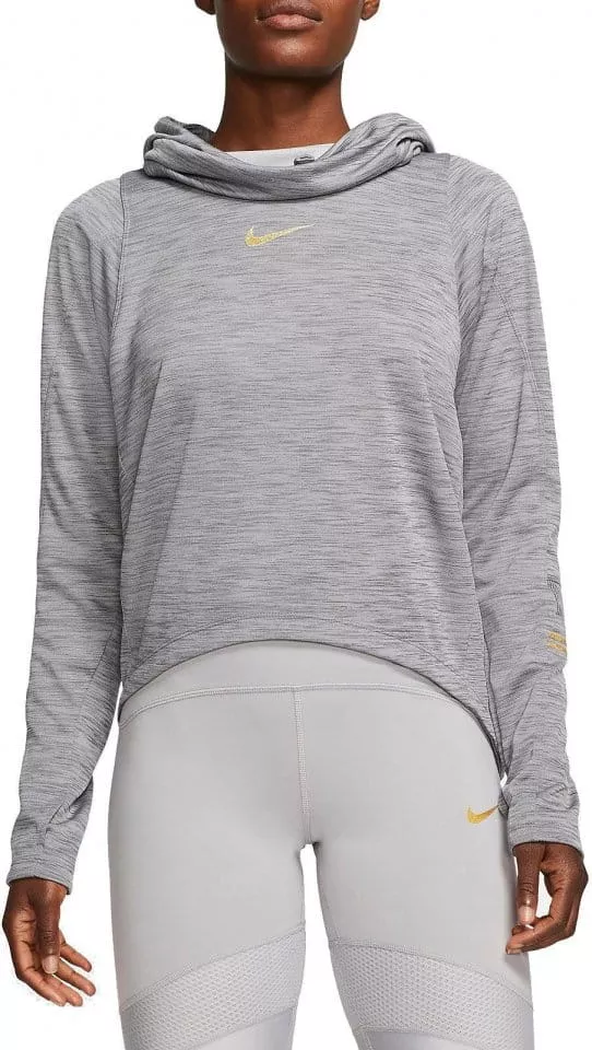 Koszula z długim rękawem Nike W NK TOP LS GLAM MIDLAYER
