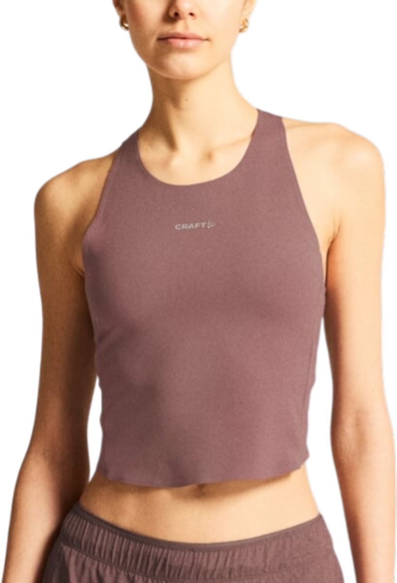 Craft Hypervent Cropped Pocket Tanktop Tanktop, L, Paars