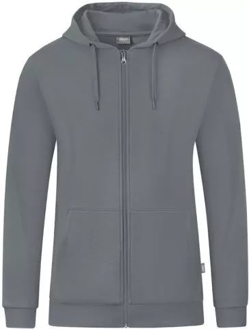 JAKO Organic Kapuzenjacke Grau F840