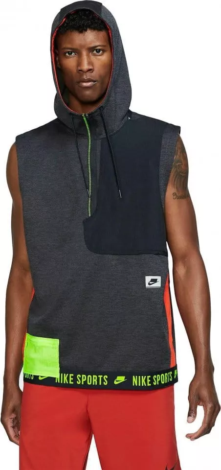 Nike hooded sleeveless top hotsell