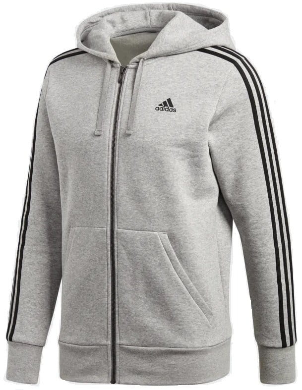 Hanorac cu gluga adidas Essentials 3-Stripes FZ Bluza