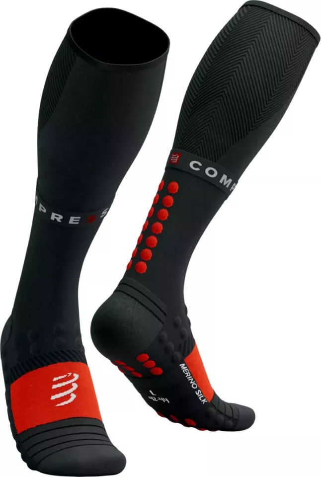 Kniekousen Compressport Full Socks Winter Run