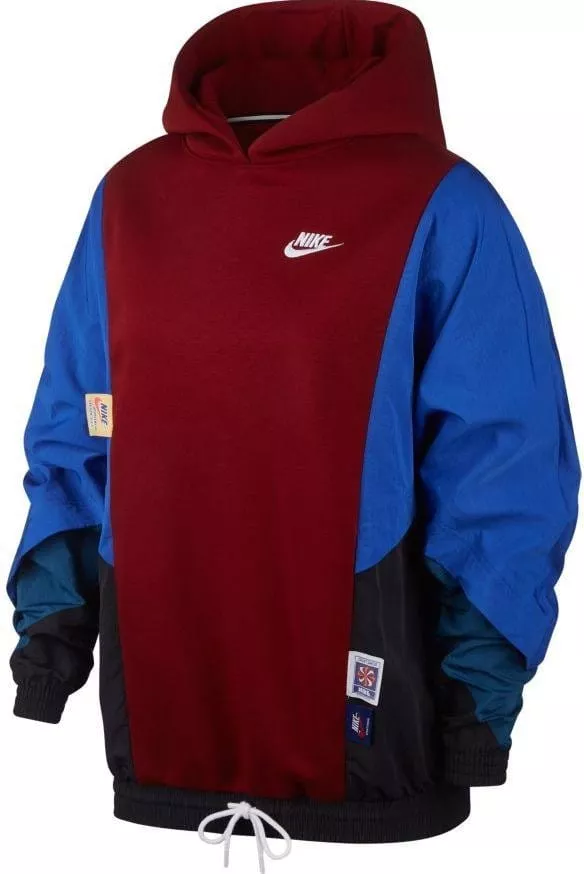 Mikina s kapucňou Nike W NSW ICN CLSH PO HOODY MIX OS