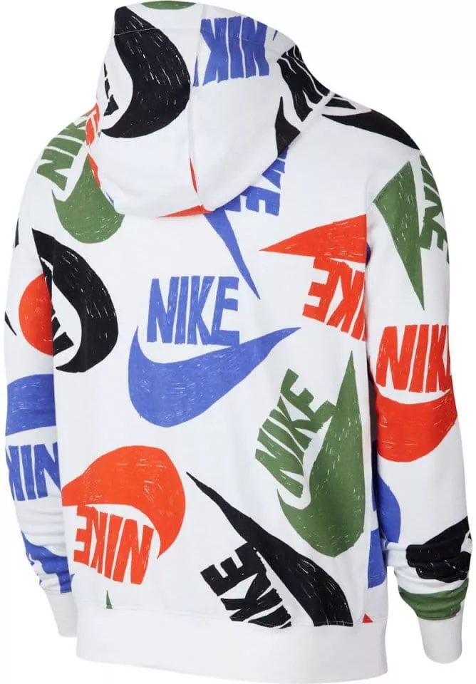 Nike M NK NSW CLUB HOODIE PO FT AOP