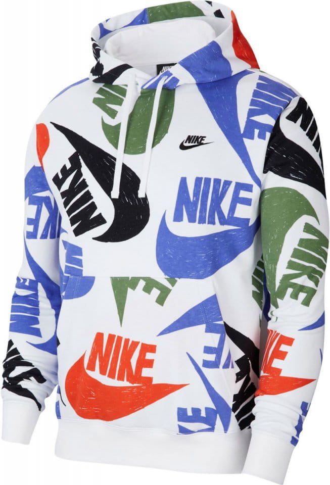 Nike M NK NSW CLUB HOODIE PO FT AOP