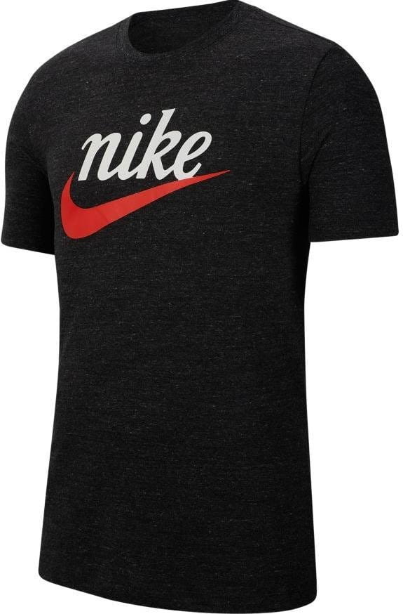 nike heritage t shirt black