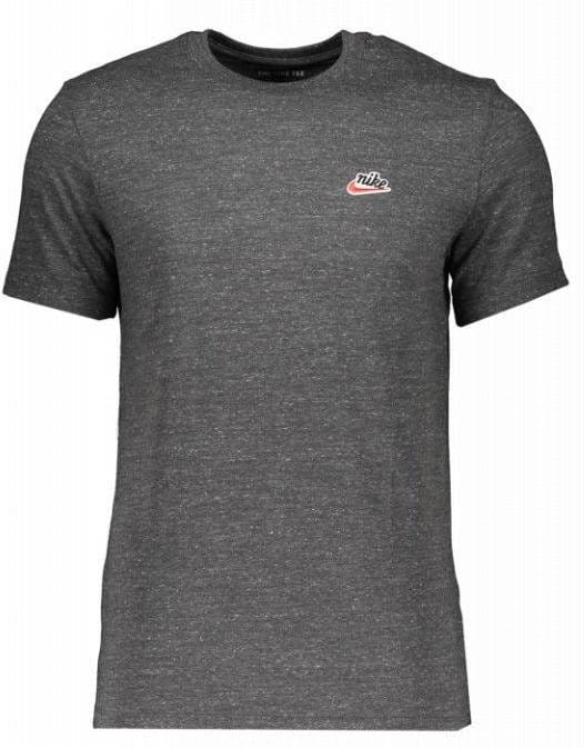 nike heritage t shirt grey