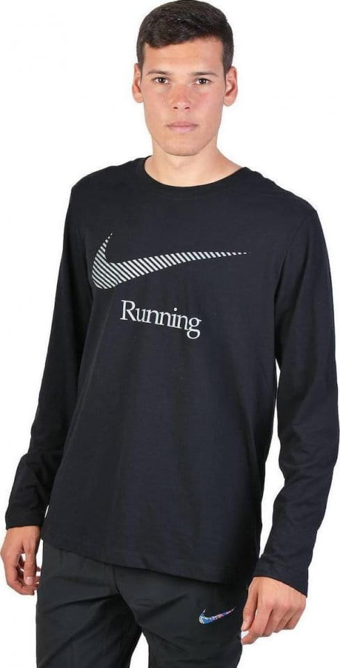 Φούτερ-Jacket Nike M NK DRY TEE LS DFCT SWSH RUN