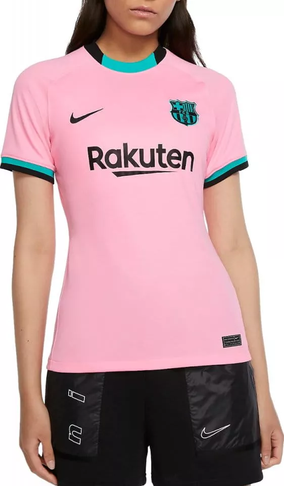 Camiseta de futbol Nike W NK FCB STADIUM 3RD DRY SS JSY 2020 21 11teamsports.es