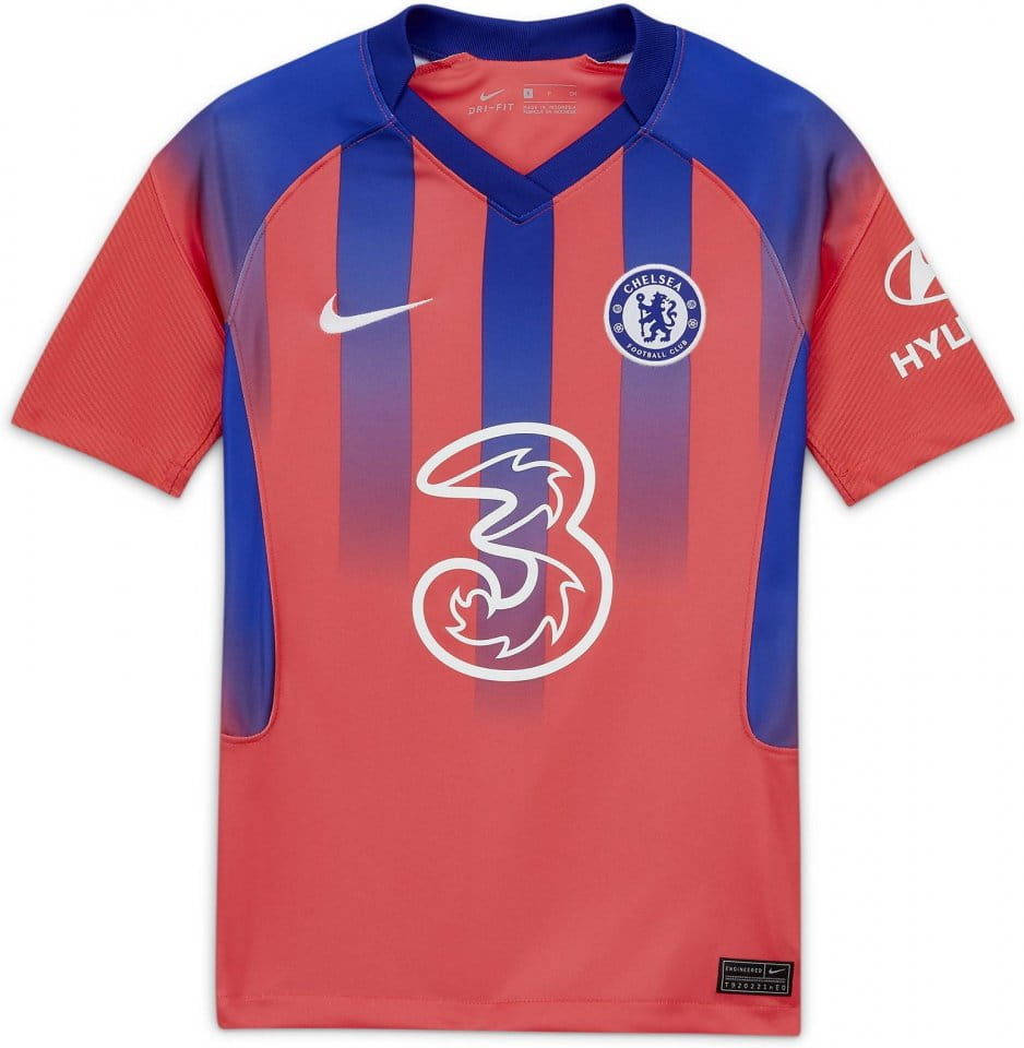 Camiseta de fútbol Nike Y NK CHELSEA STADIUM 3RD DRY SS JSY 2020/21