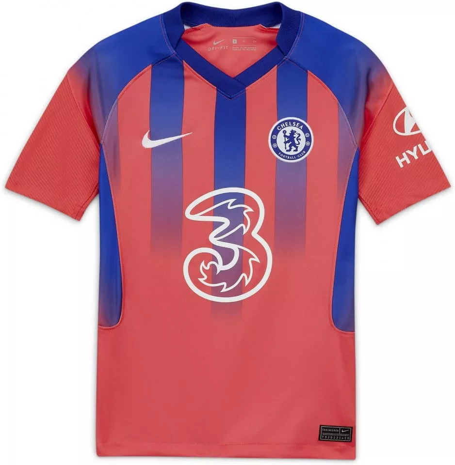 Camiseta de fútbol Nike Y NK CHELSEA STADIUM 3RD DRY SS JSY 2020/21