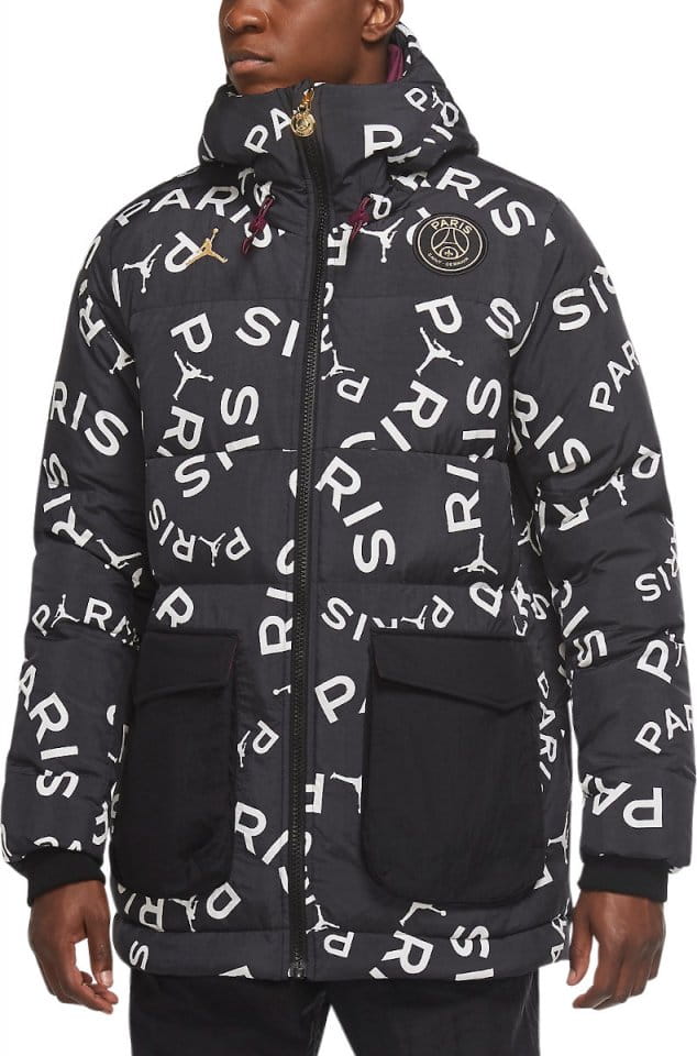 Hooded jacket Jordan M J PSG AOP DOWN PARKA 11teamsports.ie