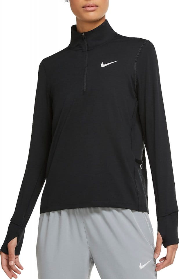 Long-sleeve T-shirt Nike W NK ELEMENT 1/2 ZIP TOP