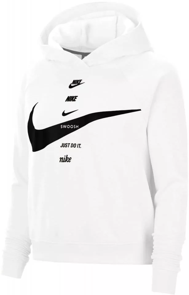 Nike swoosh hoodie sweatshirt women's sale