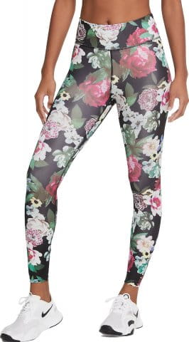 W NK ONE FLORAL 7/8 TIGHTS