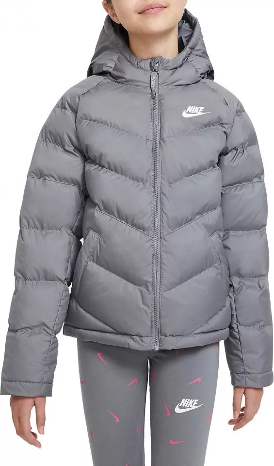 Bunda s kapucí pro větší děti Nike Sportswear