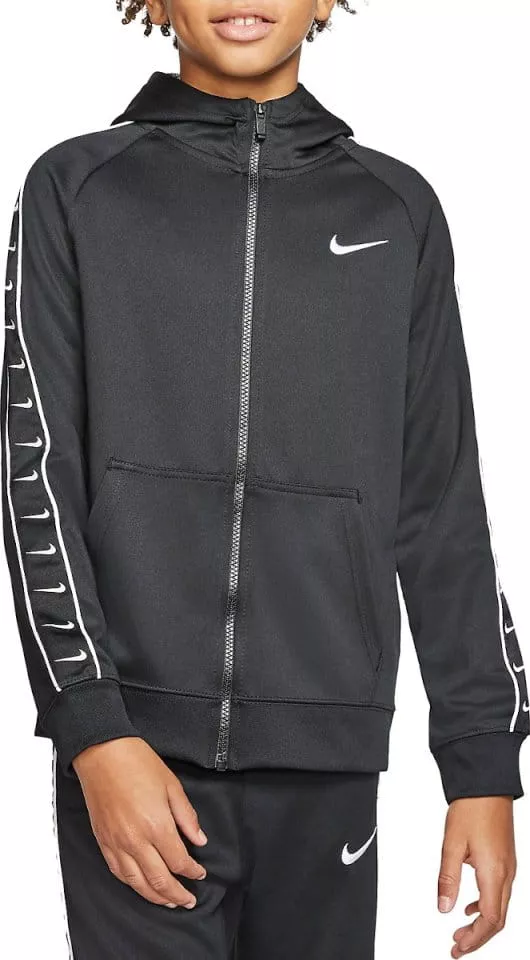 Nike logo taping hoodie in black sale