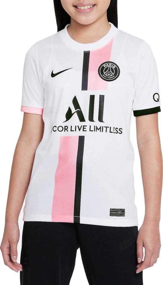 psg pink and white kit
