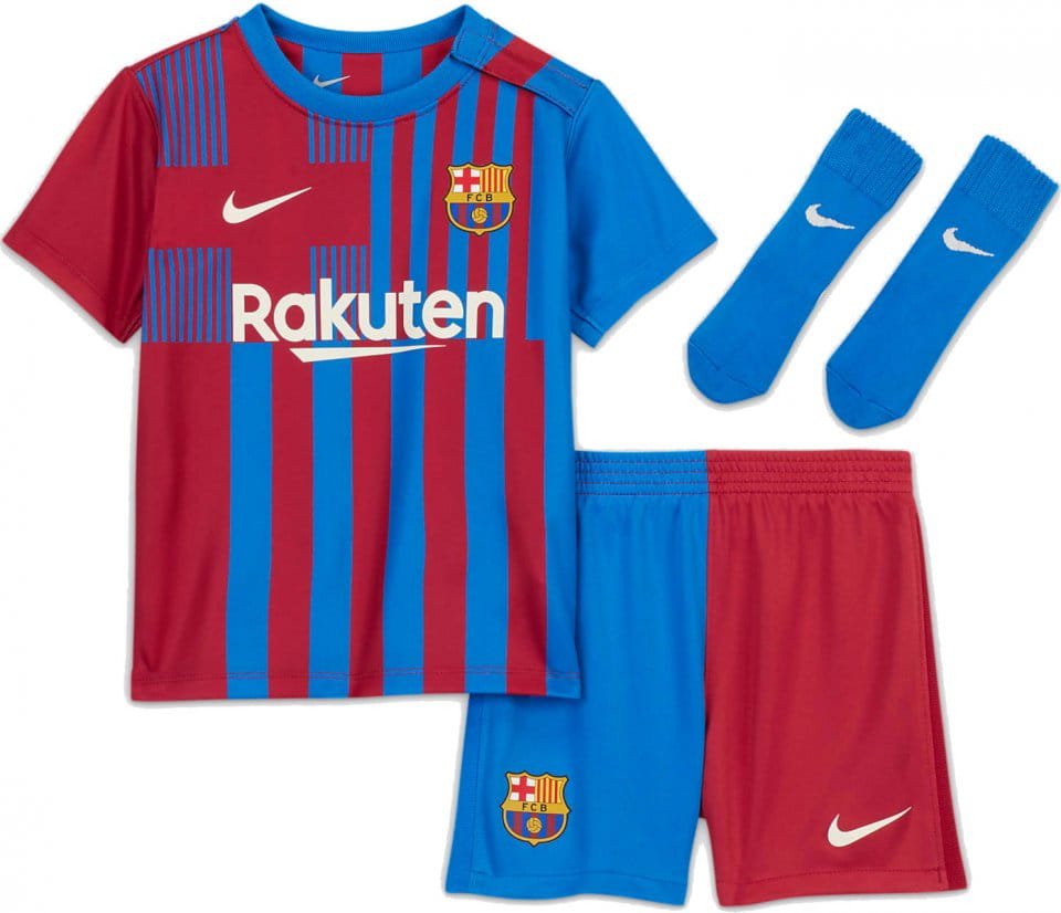 Zestaw Nike FC Barcelona 2021/22 Home Baby/Toddler Soccer Kit