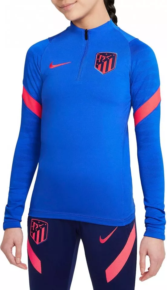 Camiseta de manga larga Nike Atlético Madrid Strike Big Kids Soccer Drill Top