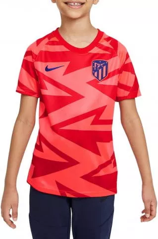 Atlético Madrid Big Kids Pre-Match Short-Sleeve Soccer Top