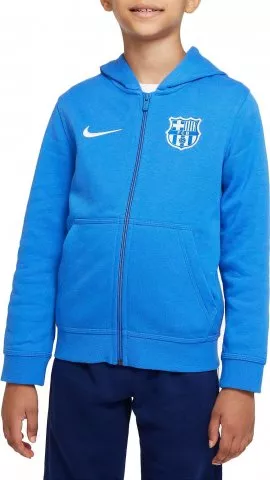 FC Barcelona Big Kids Full-Zip Fleece Hoodie