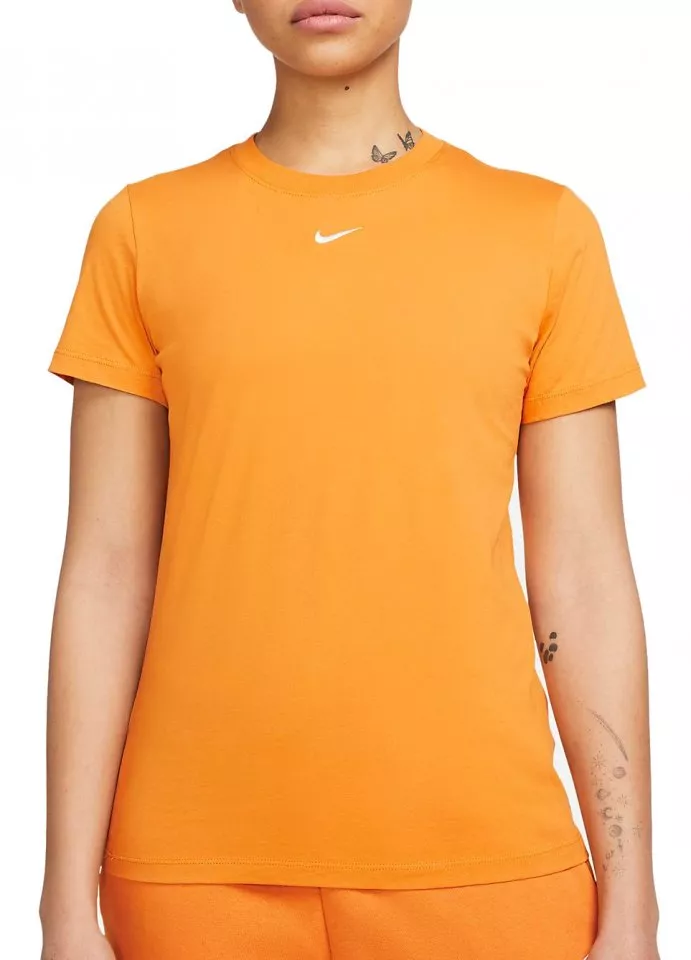 Nike Essentials T-Shirt Damen Orange Weiss F738