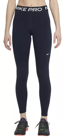 Nike Pro Women's Dri Fit Mid Rise Tight Mesh-Paneled Leggings