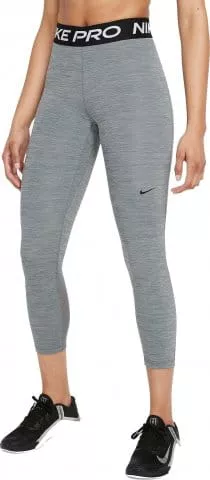 Nike Pro 365 Women's Mid-Rise Crop Leggings Size XL CZ9803 010 Black/White  
