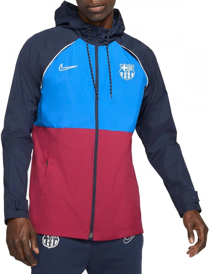 Τζάκετ με κουκούλα Nike FC Barcelona AWF Men s Soccer Jacket