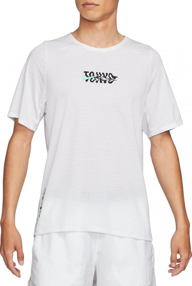 【タグ付き・未使用】NIKE RUNNING S/S TEE RIZE365 Nike Rise 365 Tokyo Japan Wild Run Marathon Running Shirt