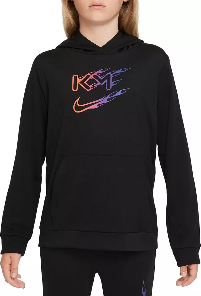 Mikina s kapucí pro větší děti Nike Mbappe x Flames